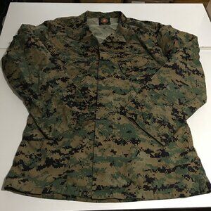 USMC Marine Military Combat Blouse Woodland Marpat Camo MCCUU Medium Long